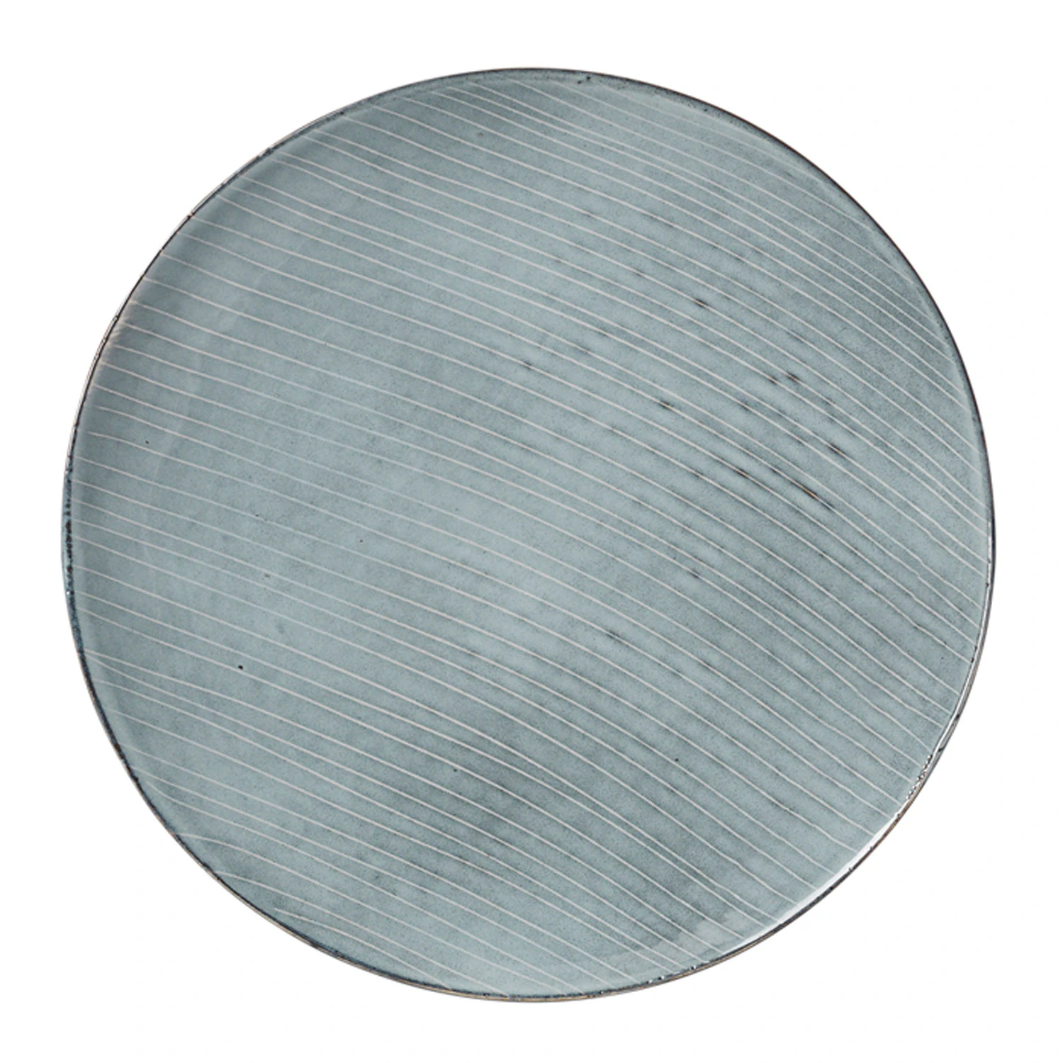 broste copenhagen nordic sea tallrik 26 cm - stengods blå