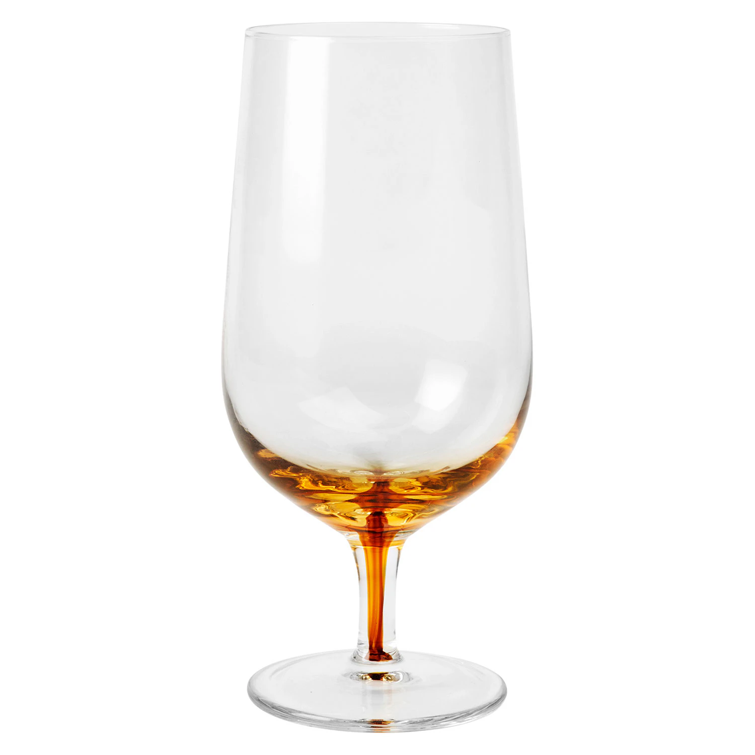 Broste Copenhagen Amber &Ouml;lglas 50 Cl Caramel - &Ouml;lglas Munbl&aring;st Glas Karamell