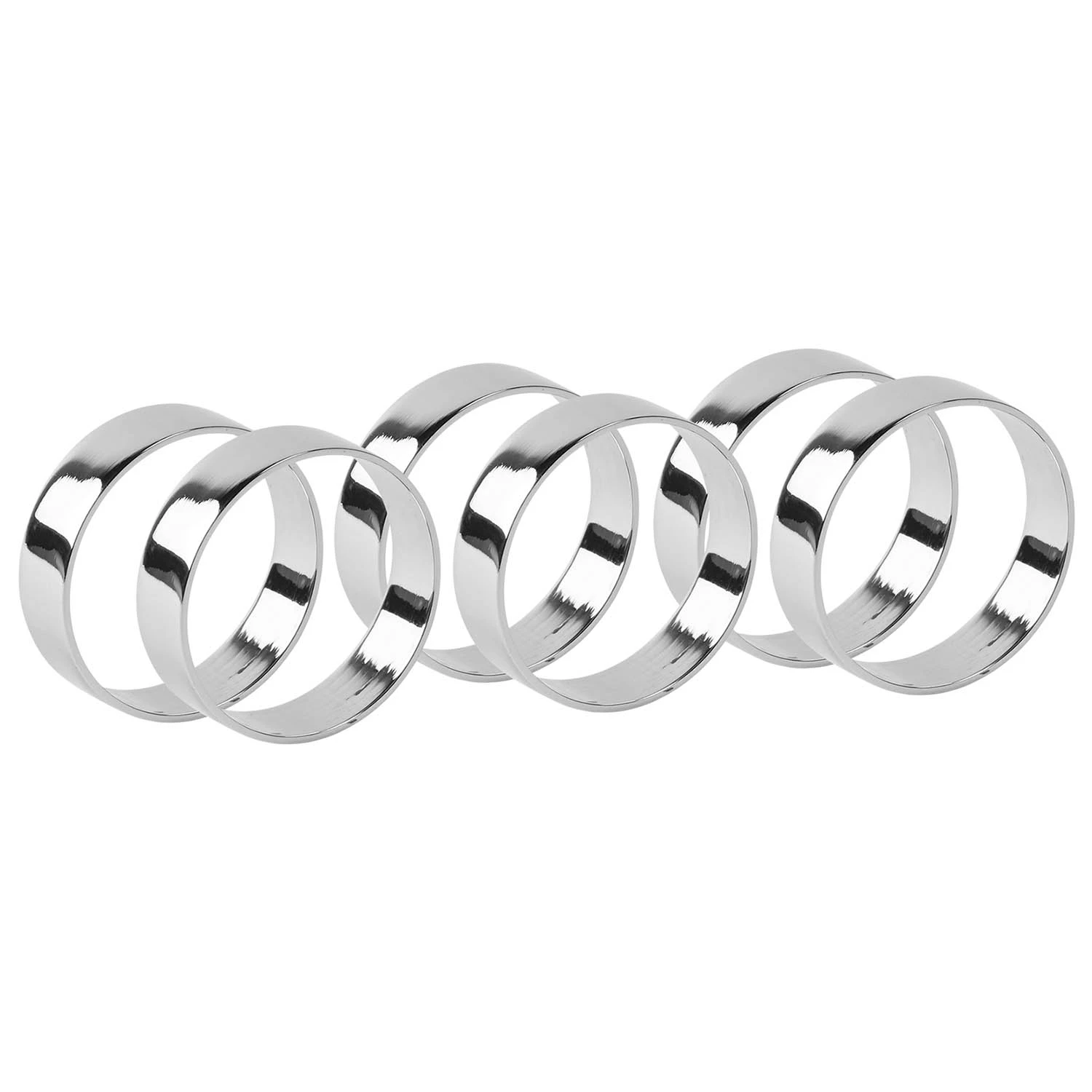 Broste Copenhagen Ring Servettringar 6-pack - Servetter & Tillbehör Järn Silver