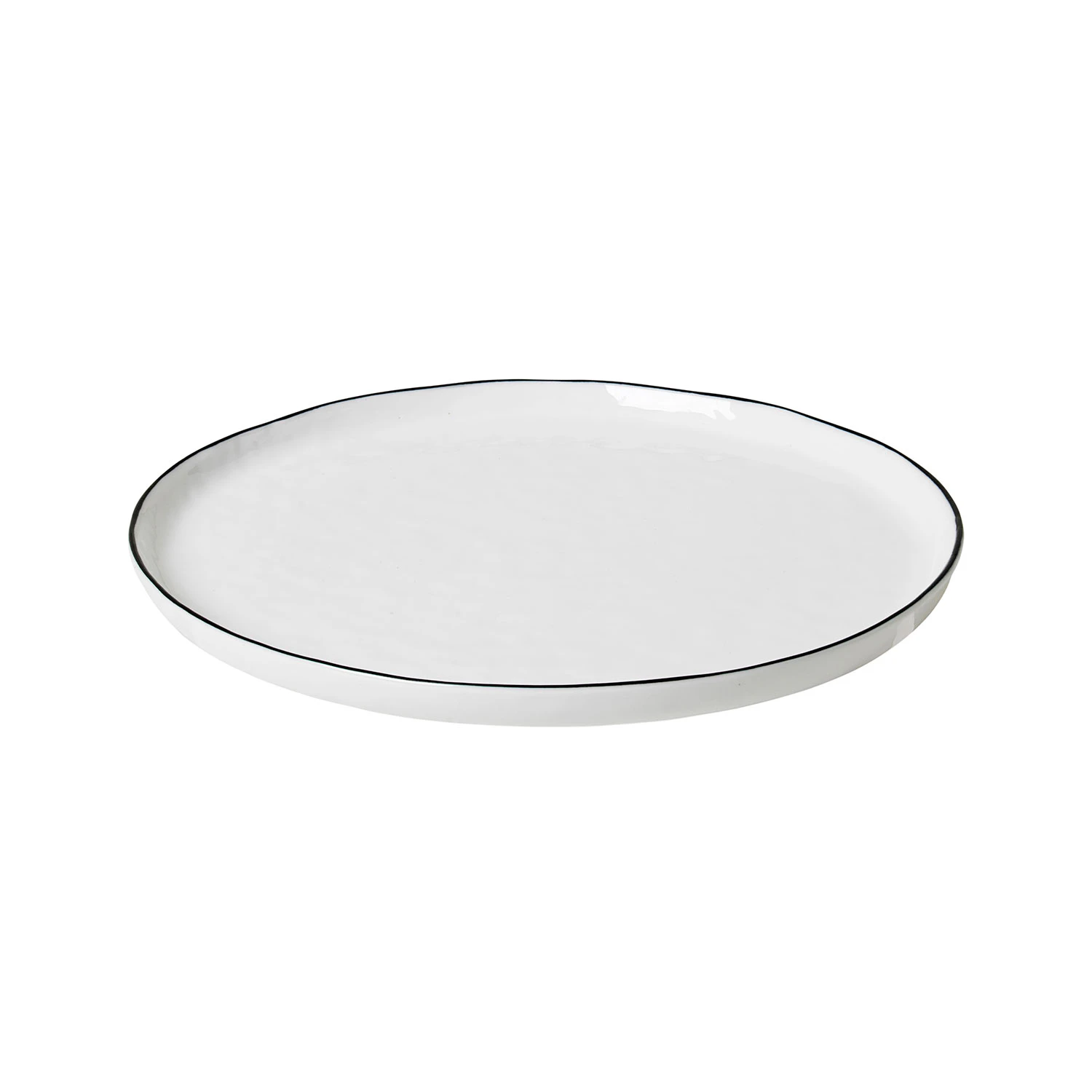 Broste Copenhagen Salt Tallrik 22 Cm - Stengods Vit