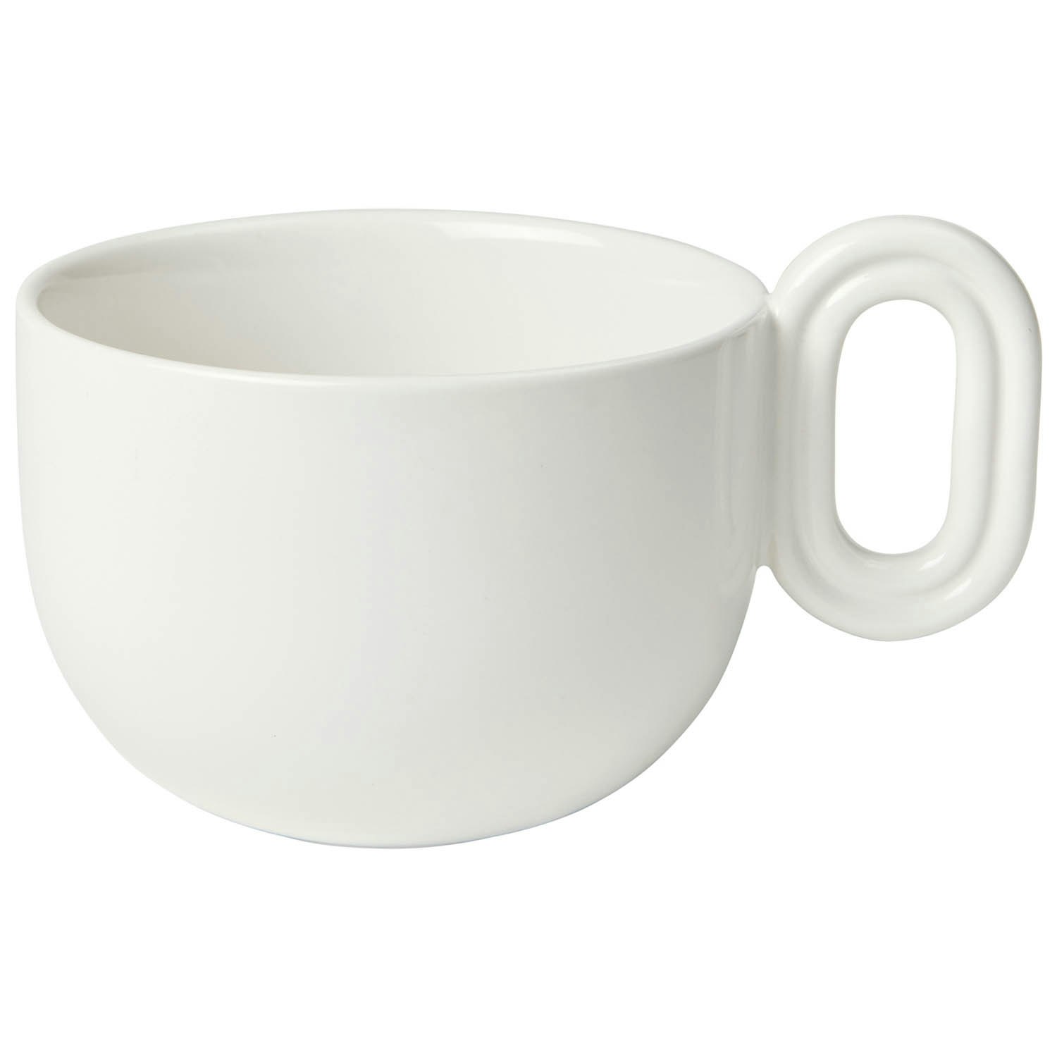 Broste Copenhagen Stevns Kopp Chalk White 40 Cl - Kaffekoppar Stengods Vit