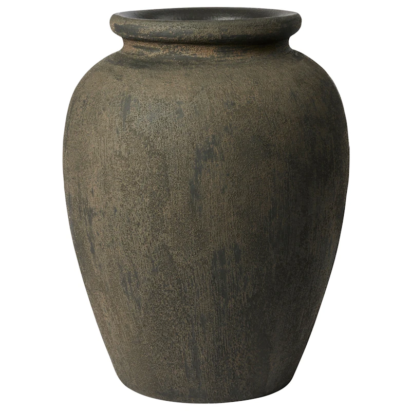 Uma Vas 30 cm, Mörkbrun