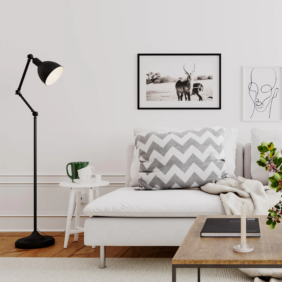 By Rydéns Bazar Golvlampa, sandsvart från By Rydéns, bild 5