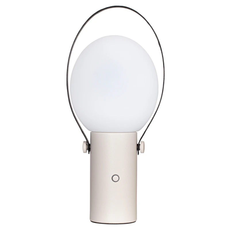 Bari Portabel Lampa, Beige