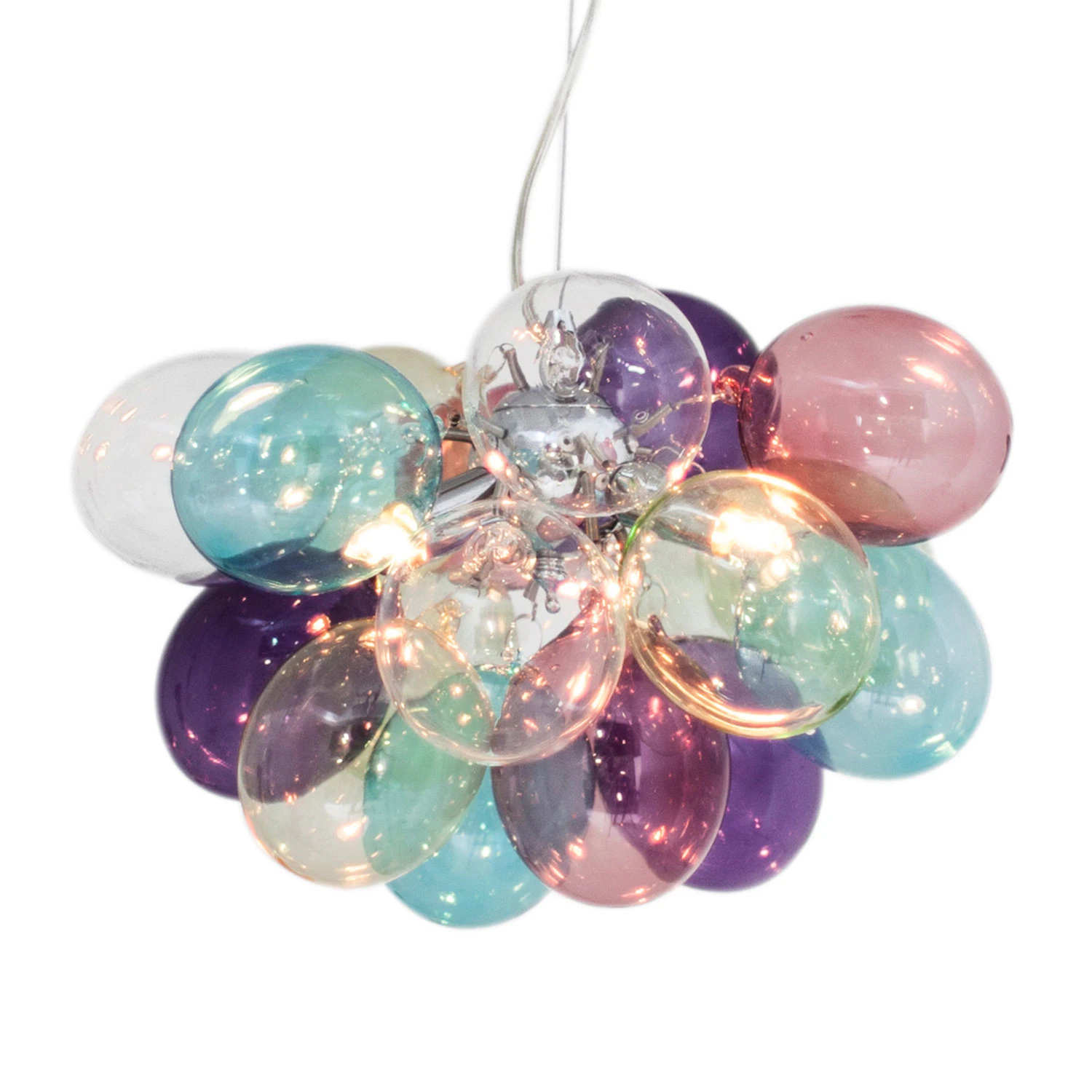 By Rydéns Gross Mini Pendel 30 Cm Multi - Pendellampor Glas Klar