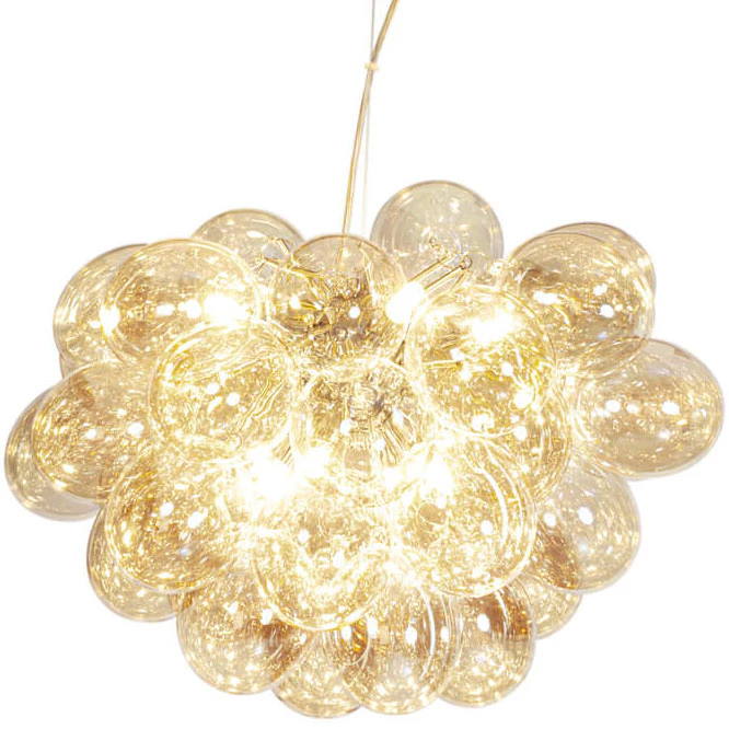 By Rydéns Gross Pendel 50 Cm Amber - Pendellampor Glas Bärnsten