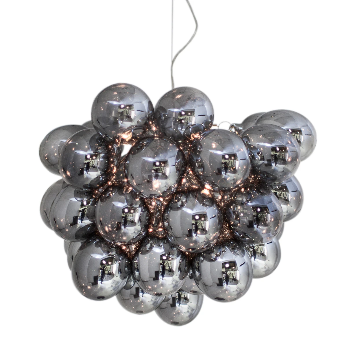 By Rydéns Gross Pendel 50 Cm - Pendellampor Glas Rökgrå