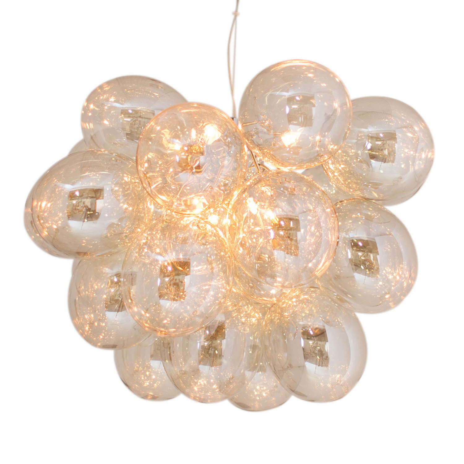 By Rydéns Gross Pendel 62 Cm Amber - Pendellampor Glas Bärnsten