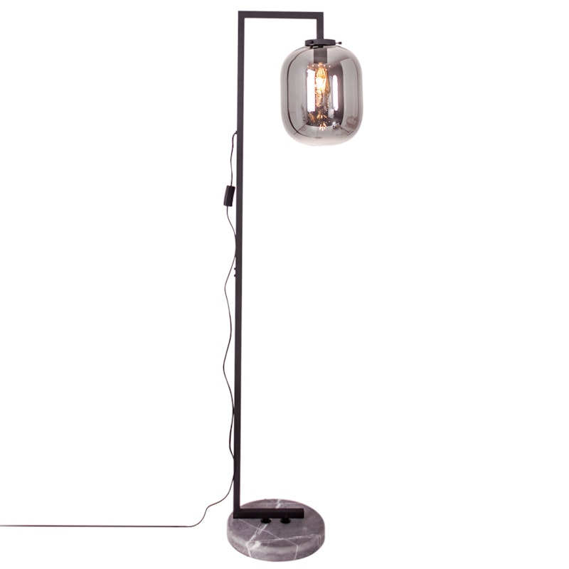 Leola Golvlampa H150 cm, Rökgrå