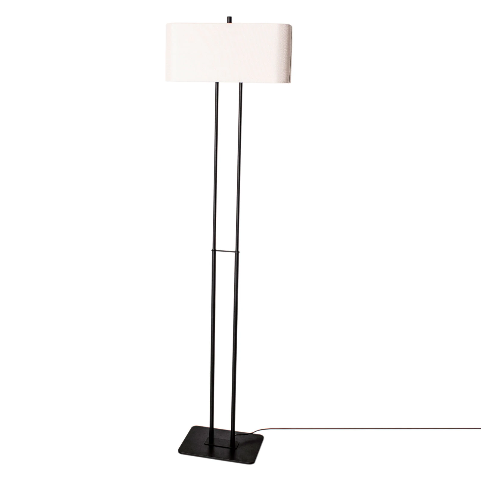 By Ryd&eacute;ns Luton Golvlampa H150 Cm / Vit - Golvlampor Metall Svart
