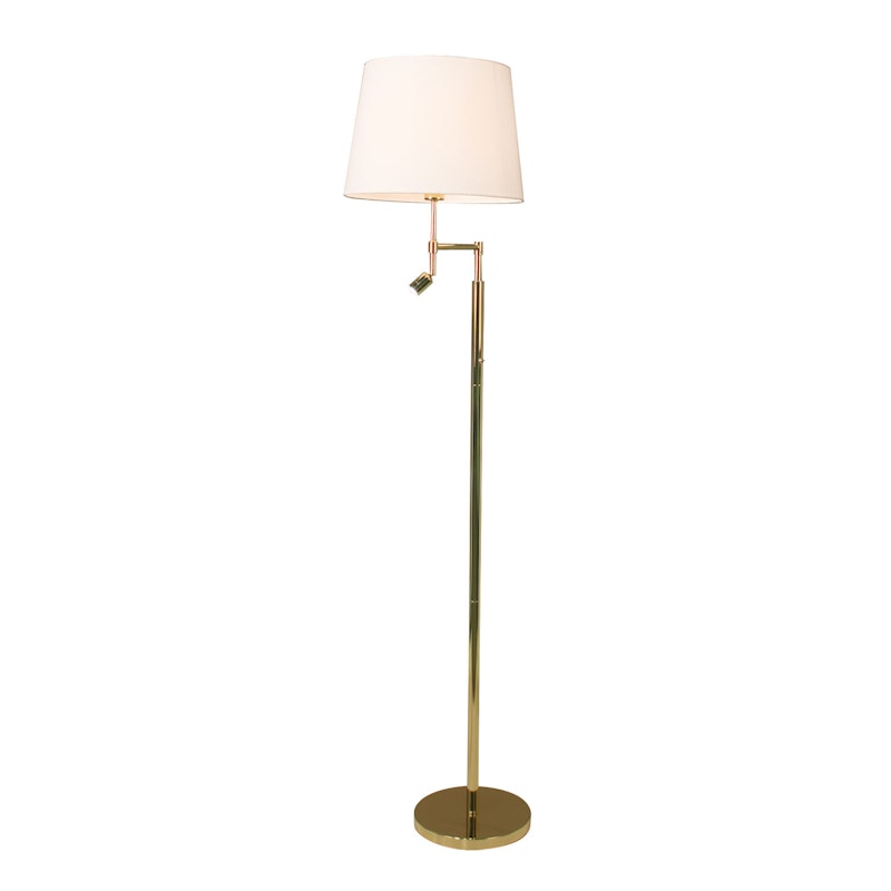 Orlando Golvlampa, Mässing/Vit