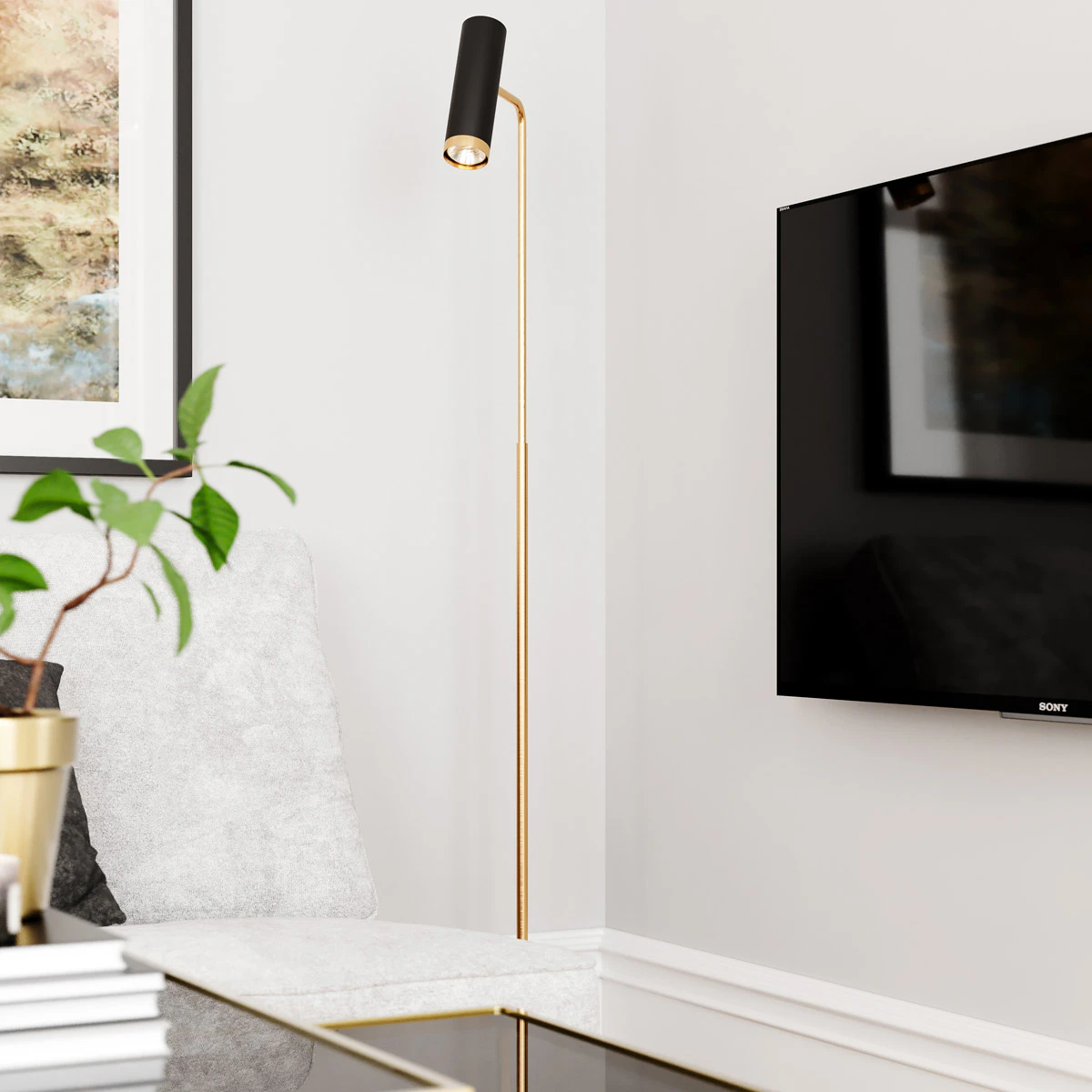By Rydéns Puls Golvlampa, mattsvart från By Rydéns, bild 2