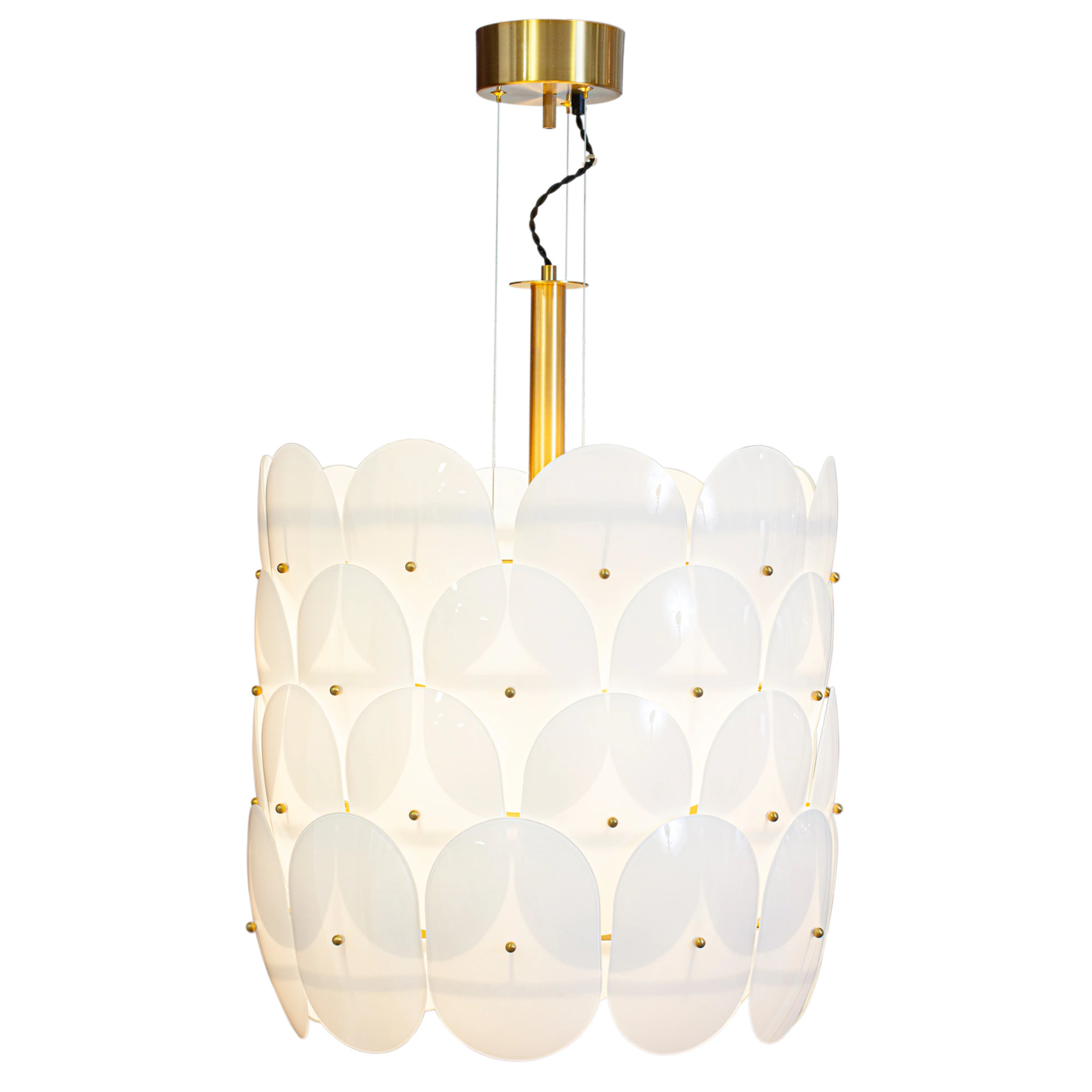 By Rydéns Omlott Taklampa - Pendellampor Glas Mässing