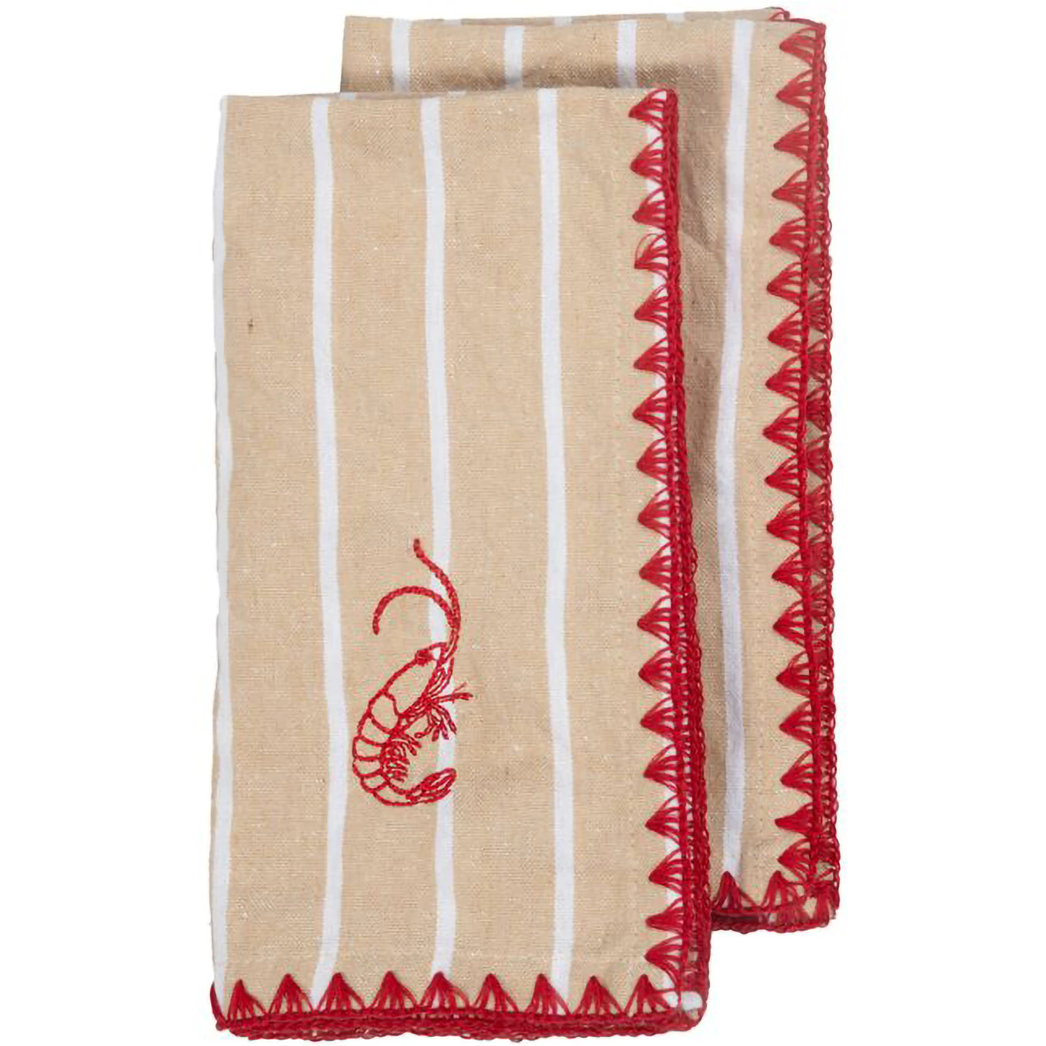 Byon Bubba Kökshanddukar 2-pack 50x70 Cm - Kökshanddukar Återvunnen Bomull Beige