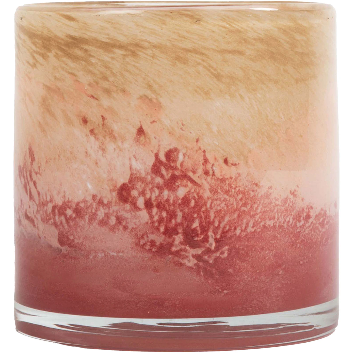 Byon Calore Ljush&aring;llare Xs Faded Rosa/beige - Ljuslyktor Glas Multi