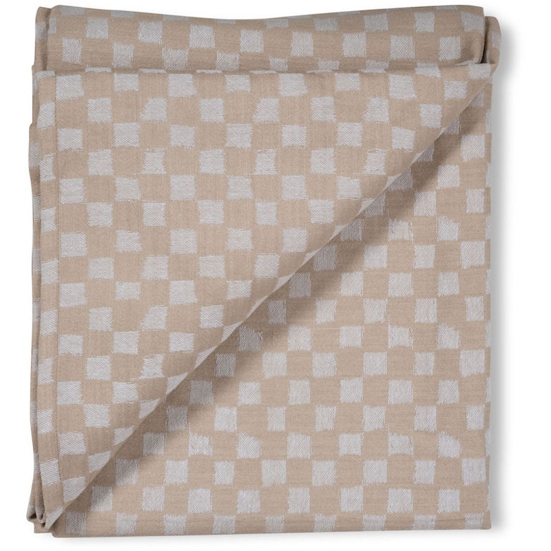 Checki Bordsduk Bomull 140x250 cm, Beige