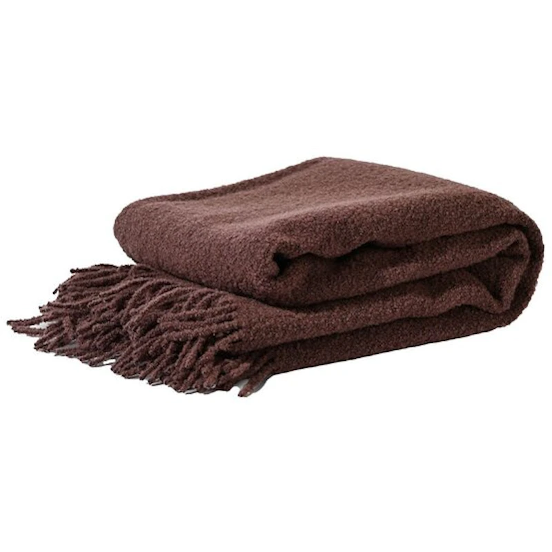 Franca Pläd 130x170 cm, Brun