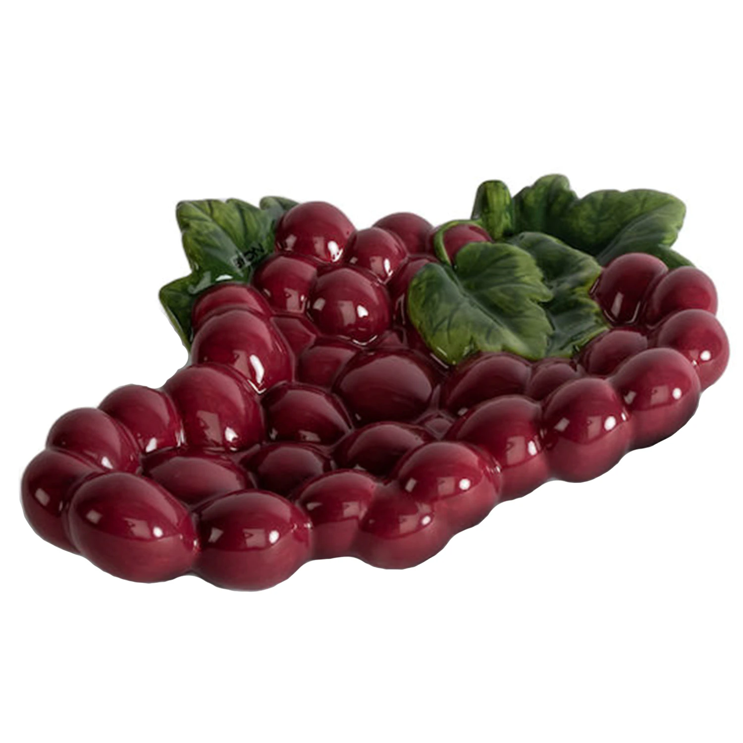 Byon Grape Plate Purple Tallrik - Dekorativa Accessoarer Dolomit Keramik Lila