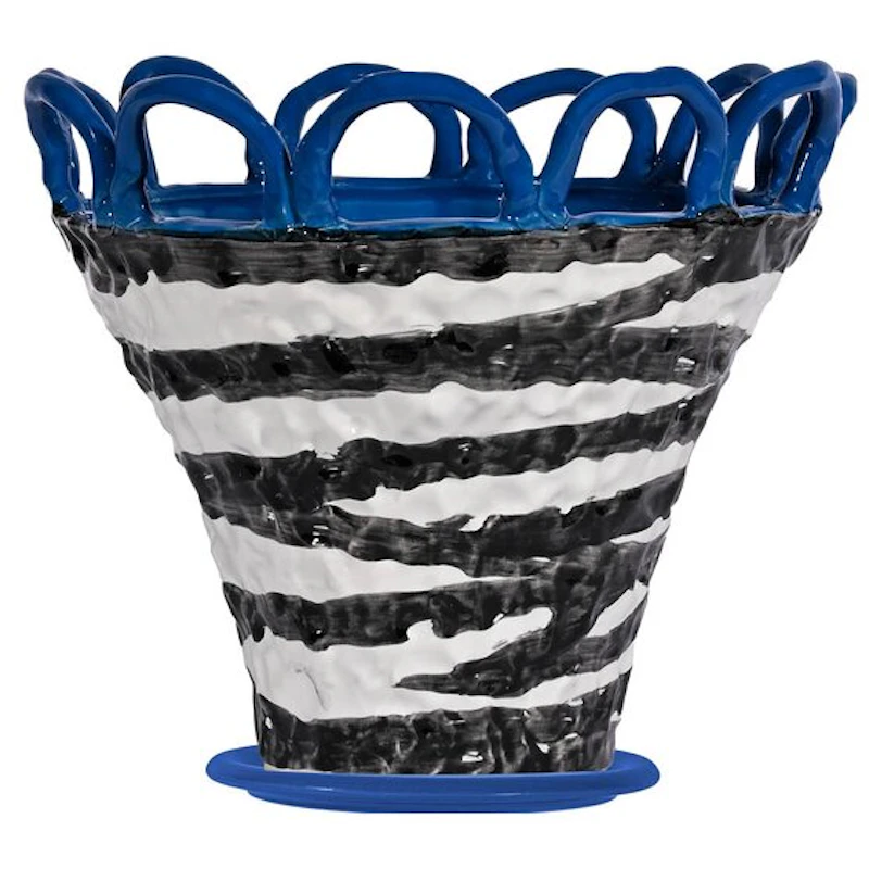 Patty Kruka 25 cm, Blå Zebra