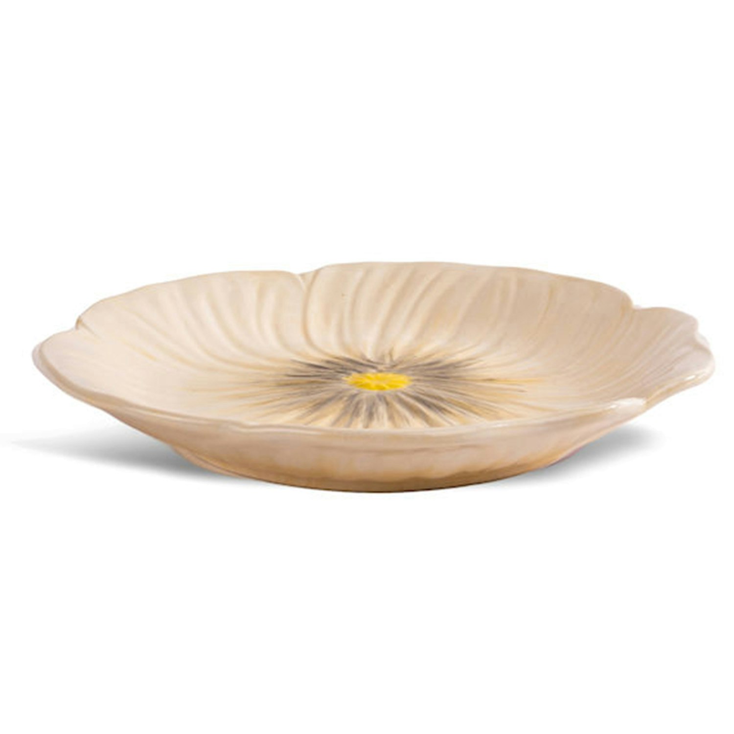 Byon Poppy Tallrik - Assietter Stengods Beige