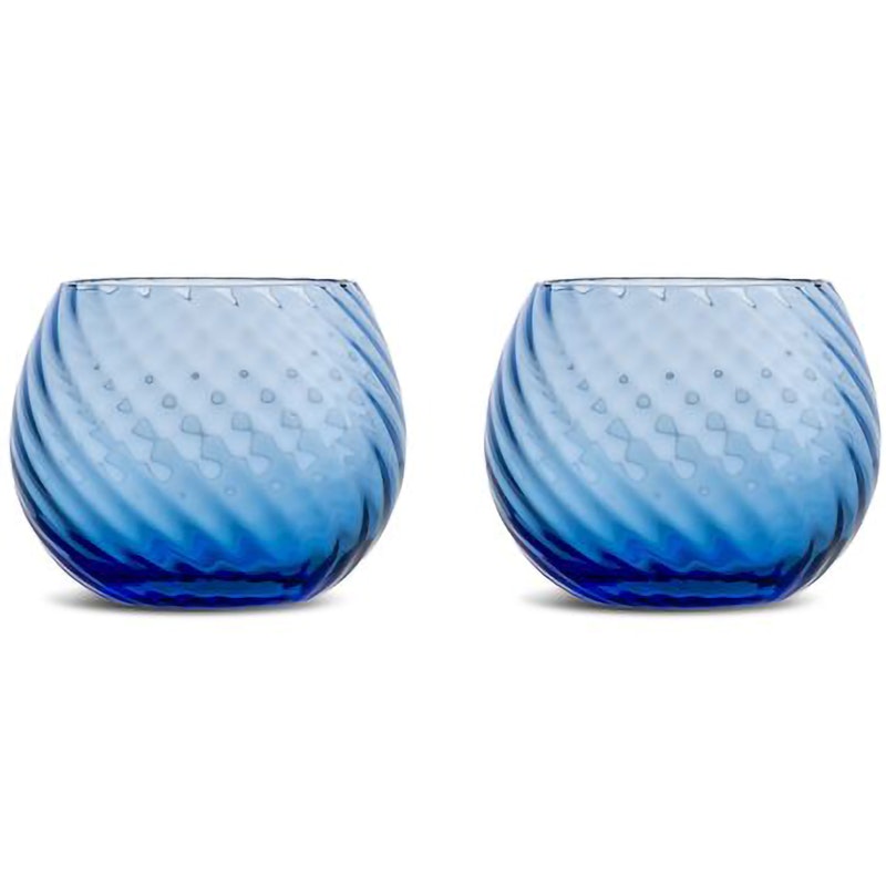 Opacity Vattenglas 2-pack, Blå