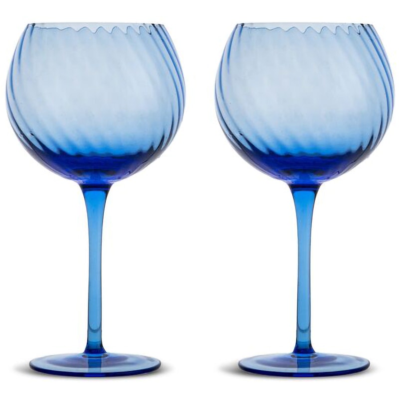 Opacity Vinglas 2-pack, Blå