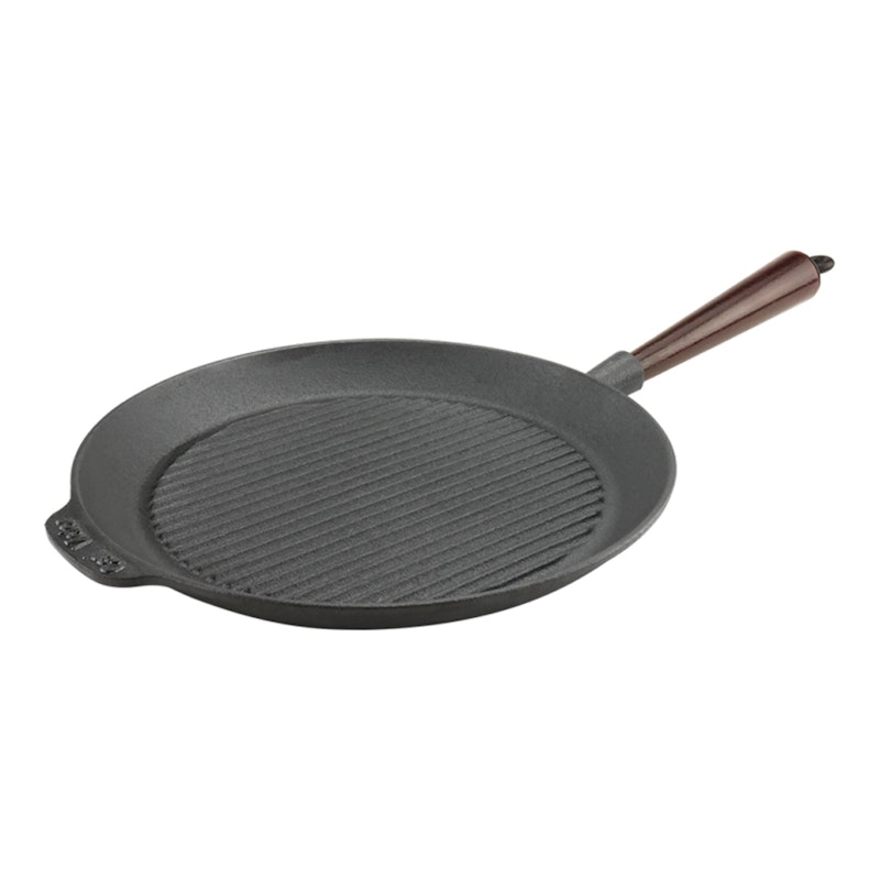 Grillpanna 28 cm Med Trähandtag