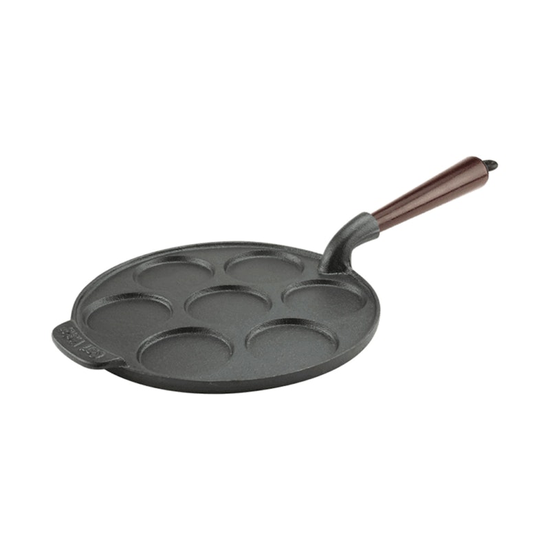 Plättpanna 23 cm Med Trähandtag