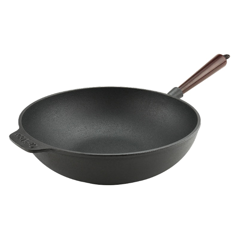 Wokpanna 30 cm Med Trähandtag