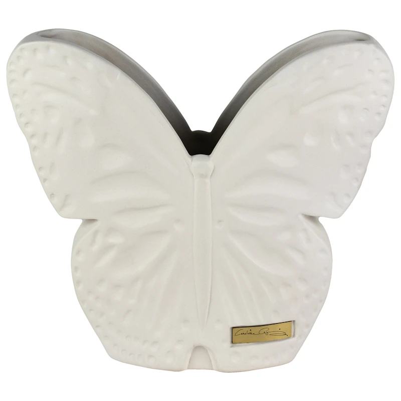 Secret Butterfly Vas Liten, Vit