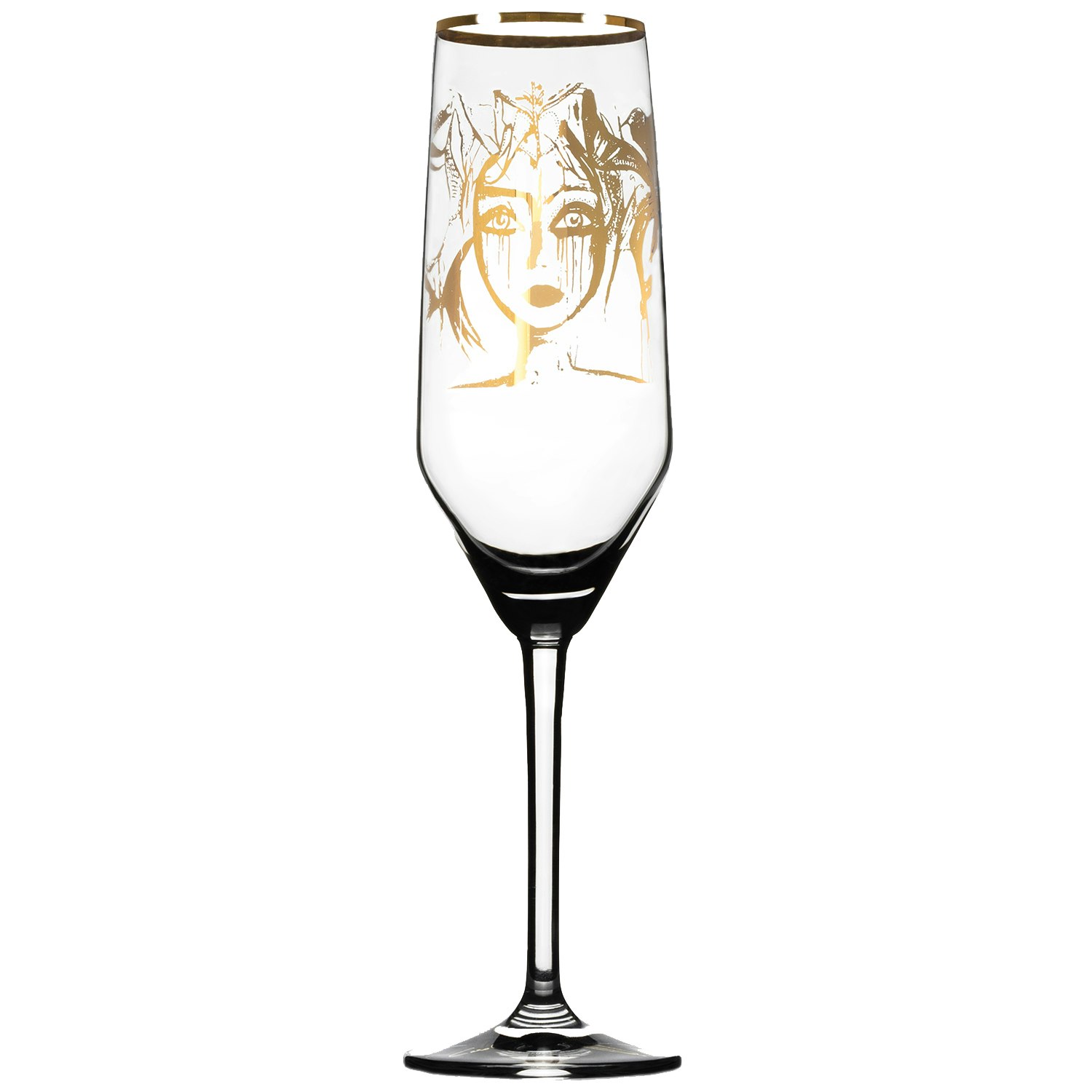 Carolina Gynning Slice Of Life Champagneglas Guld - Champagneglas Kristallglas Klar