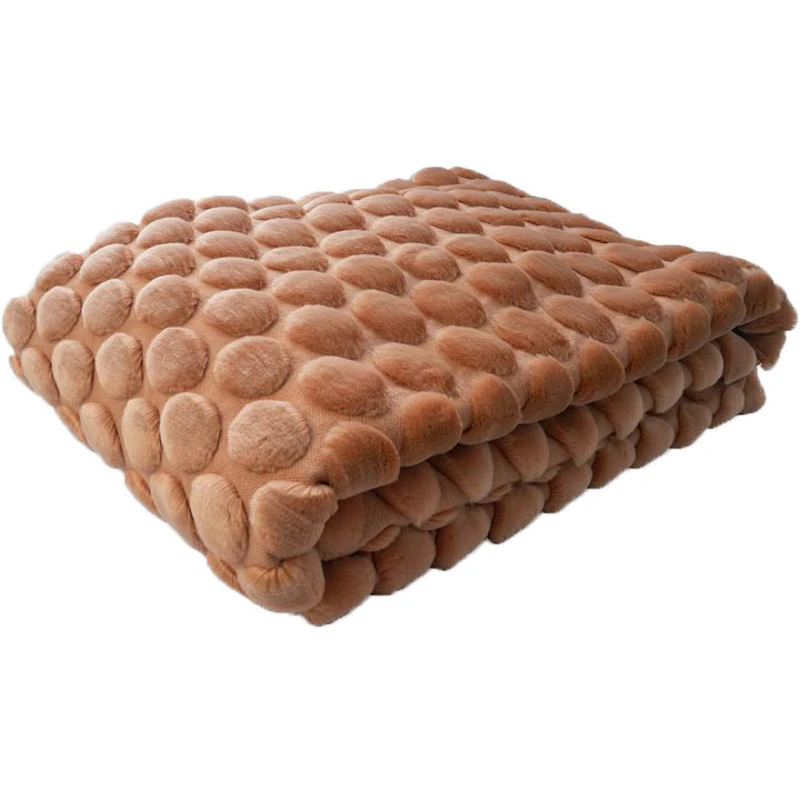 Egg Pläd 130x170 cm, Koppar