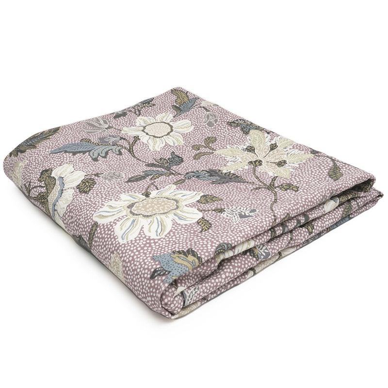 Flower Linen Duk 145x300 cm, Dusty Pink