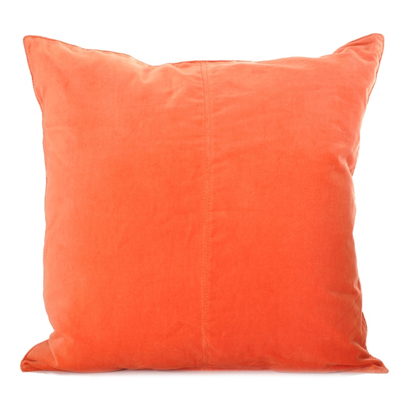 Velvet Kuddfodral 50x50 cm, Orange