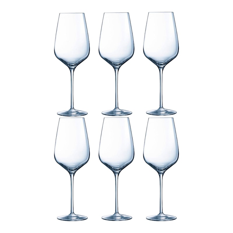 Sublym Vitvinsglas 25 cl, 6-pack