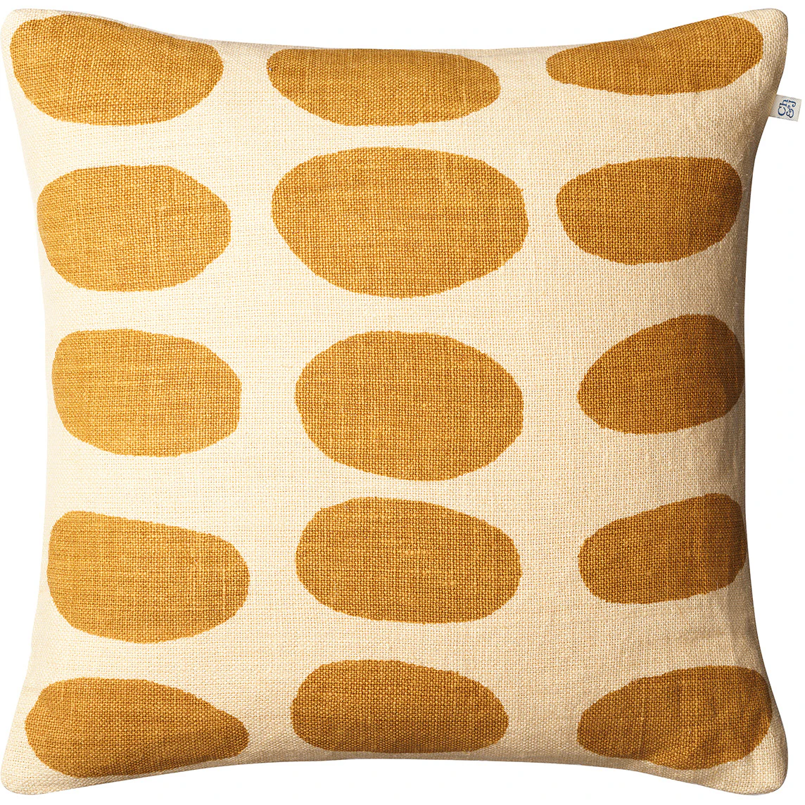 Chhatwal & Jonsson Asim Kuddfodral 50x50 Cm Ljusbeige / - Prydnadskuddar & Fodral Linne Spicy Yellow