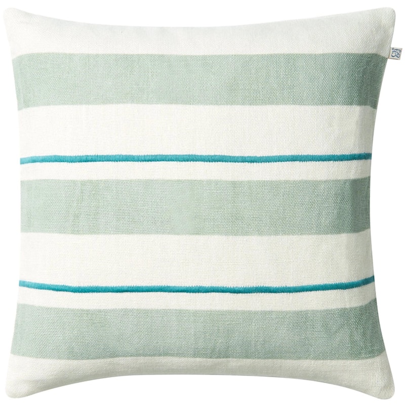 Assam Kuddfodral 50x50 cm, Aqua / Himmelsblå
