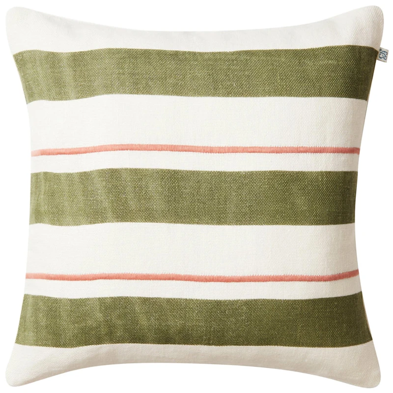 Assam Kuddfodral 50x50 cm, Cactus Green / Rose