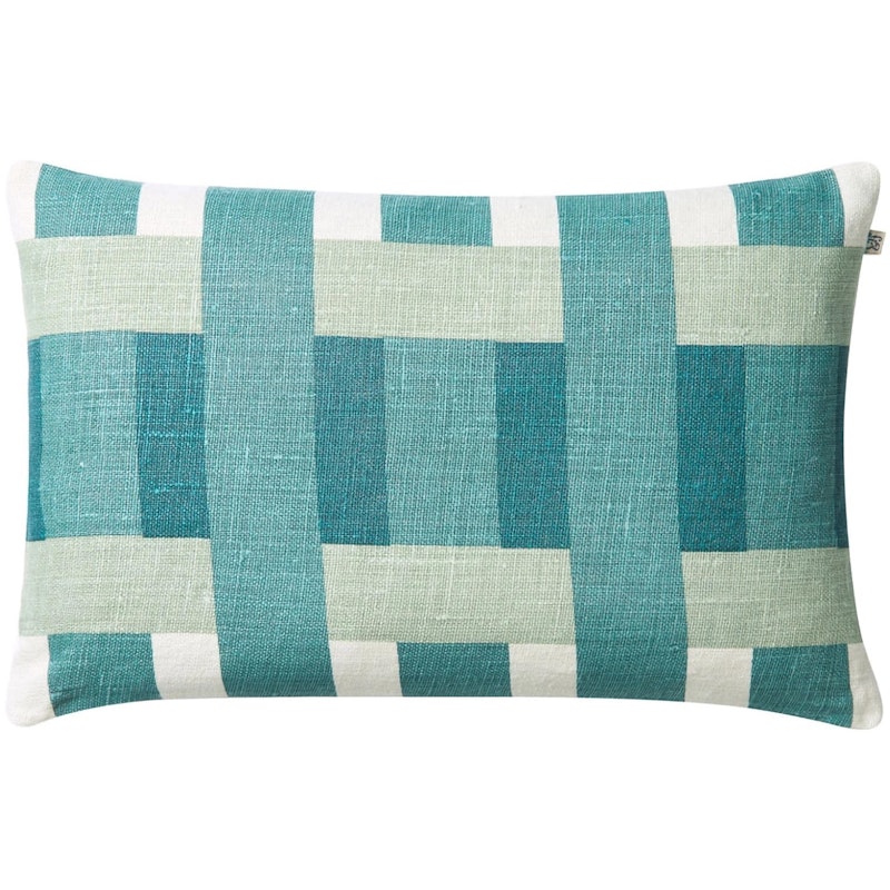 Benaras Kuddfodral 50x50 cm, Aqua / Himmelsblå