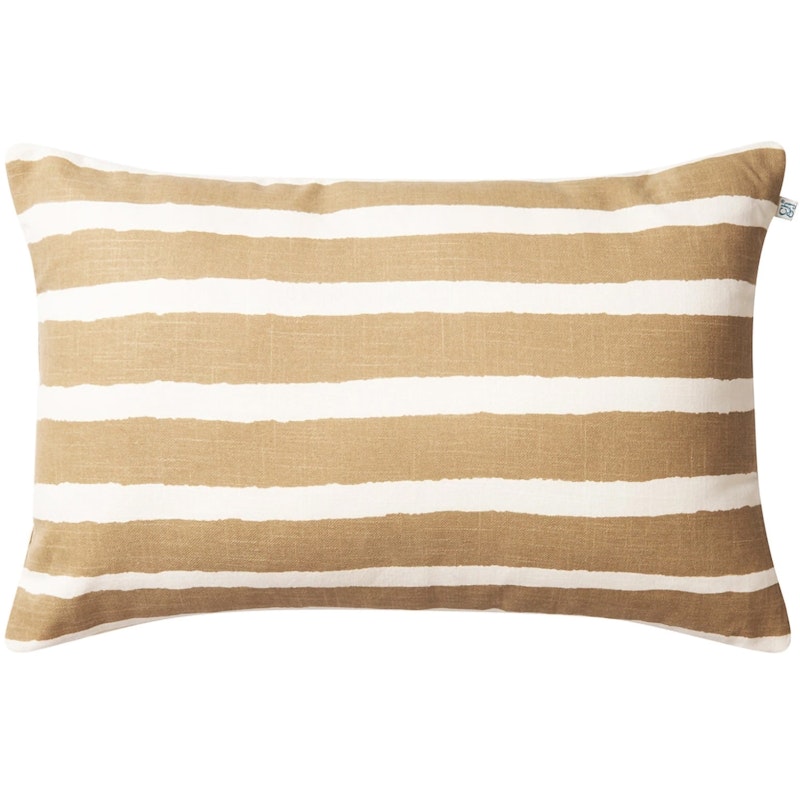 Block Stripe Utomhuskudde 40x60 cm, Beige