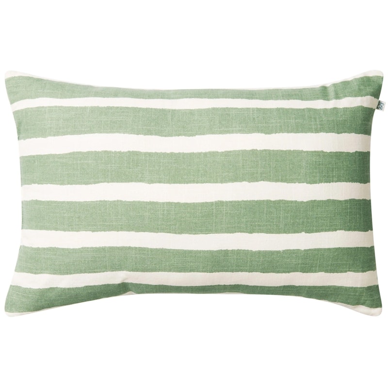 Block Stripe Utomhuskudde 40x60 cm, Sage