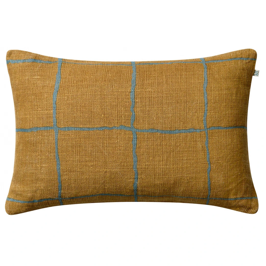 Chhatwal & Jonsson Chakra Kuddfodral 40x60 Cm / Heaven Blue - Prydnadskuddar & Fodral Linne Khaki
