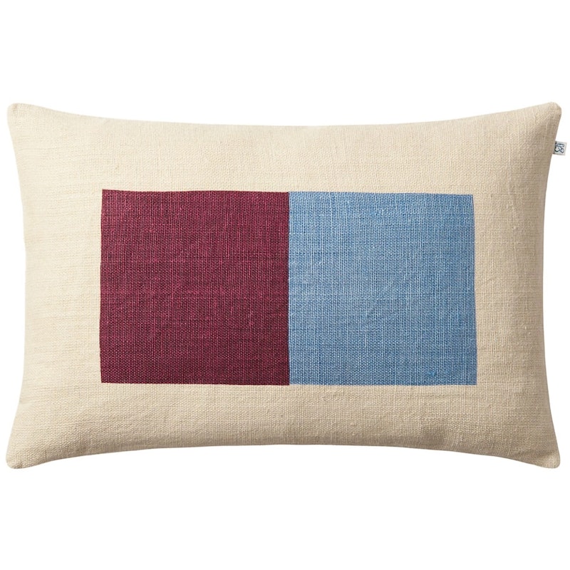 Deepak Kuddfodral 40x60 cm, Dusty Blue / Ruby