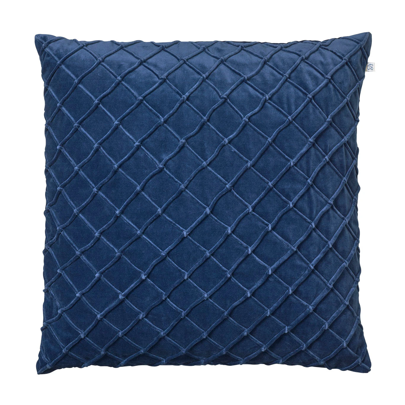 Chhatwal & Jonsson Deva Kuddfodral 50x50 Cm Blue - Prydnadskuddar & Fodral Sammet Blå