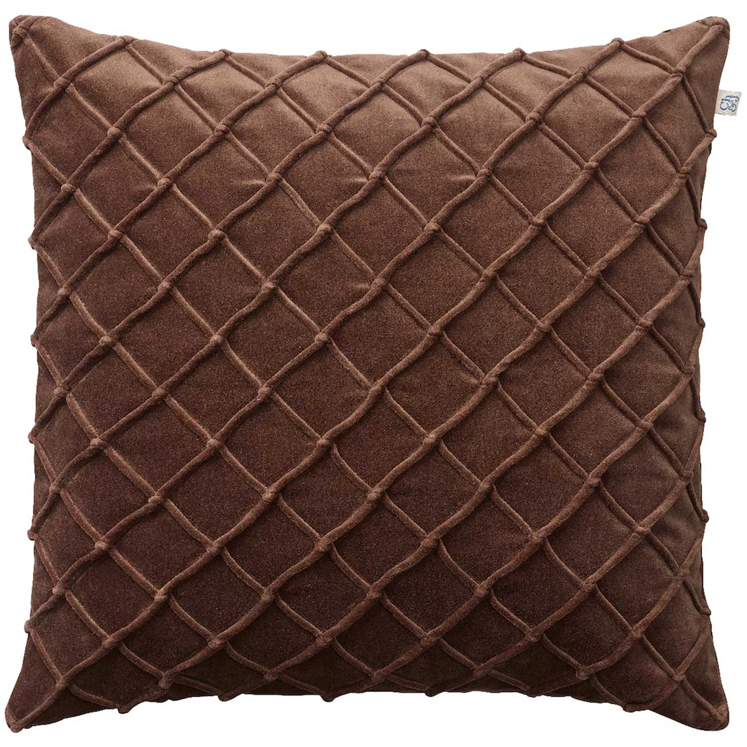 Chhatwal & Jonsson Deva Kuddfodral 50x50cm - Prydnadskuddar & Fodral Sammet Brun