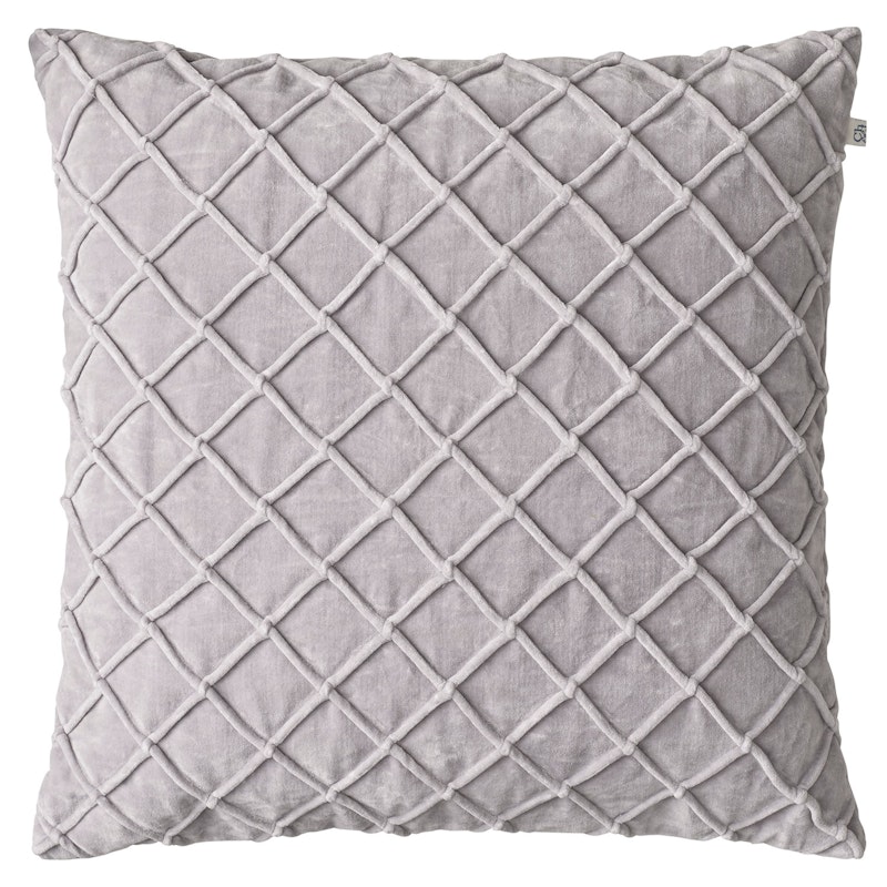 Deva Kuddfodral Silver Grey, 50x50 cm