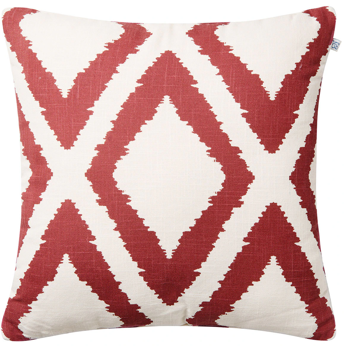 Chhatwal & Jonsson Diamond Cushion 50x50 Cm Kudde 50x50 Cm - Prydnadskuddar & Fodral Bomull Mineral Red