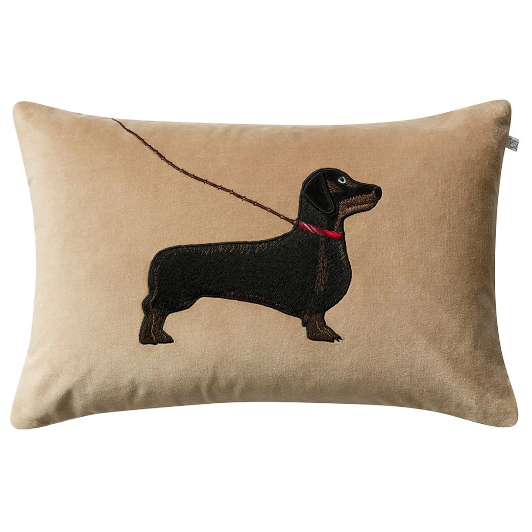 Chhatwal & Jonsson Frankie Kuddfodral 40x60 Cm - Prydnadskuddar & Fodral Sammet Tan
