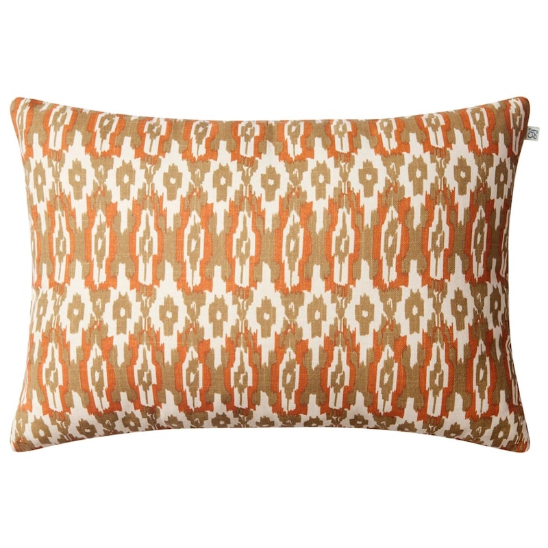 Ikat Delhi Kudde 40x60 cm, Beige/Apricot Orange
