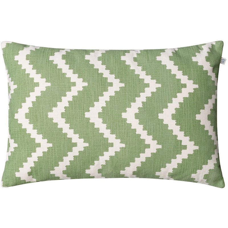Ikat Sema Kudde 40x60 cm Utomhus, Sage / Off-white